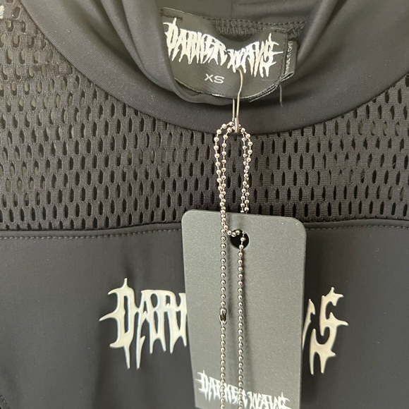 Dolls kill darker waves fishnet long sleeve top - Picture 2 of 2